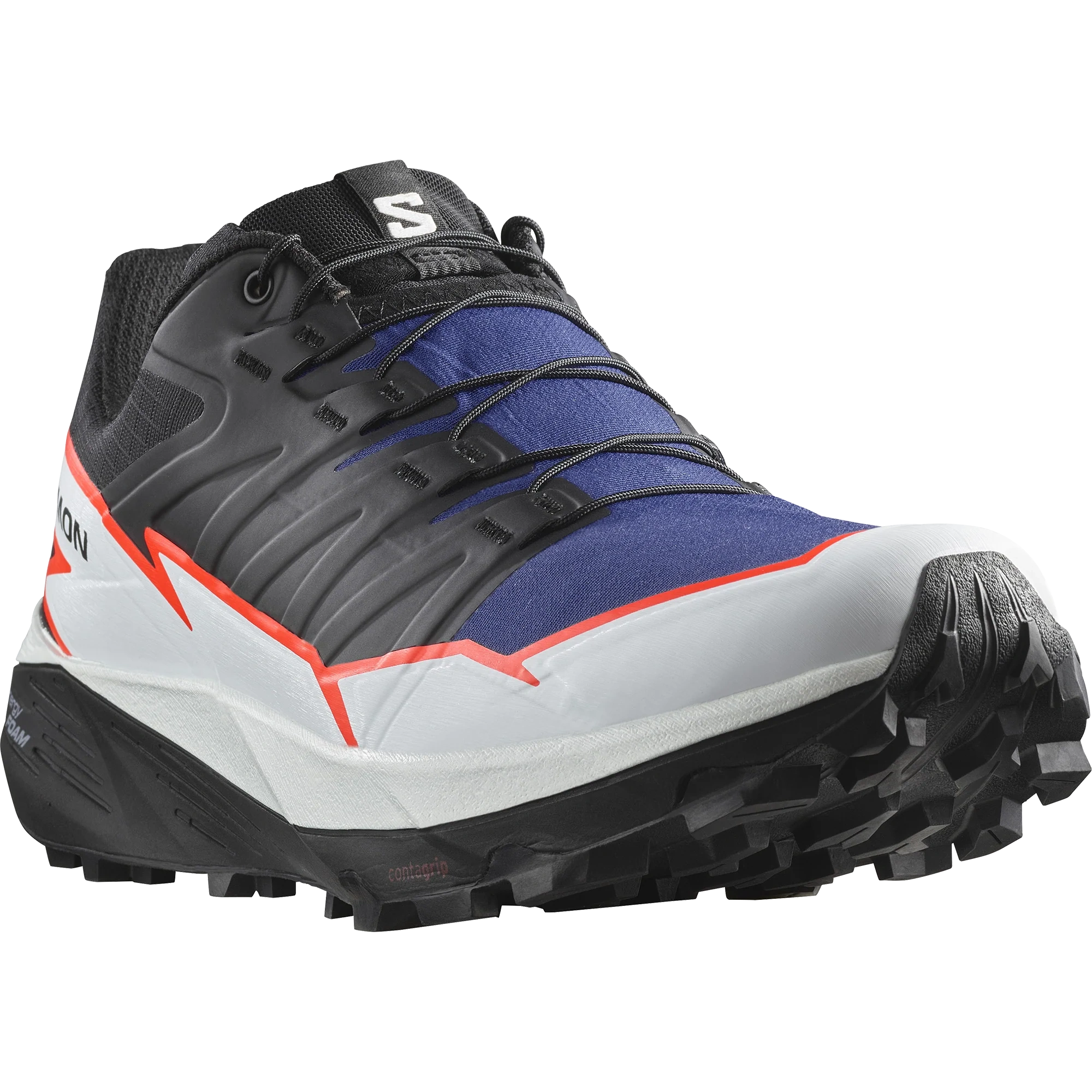 Salomon Thundercross Homme Surf the Web Flamme Néon: L'Aventure T'attend! Défi la Montagne, Dompte le Sentier!
